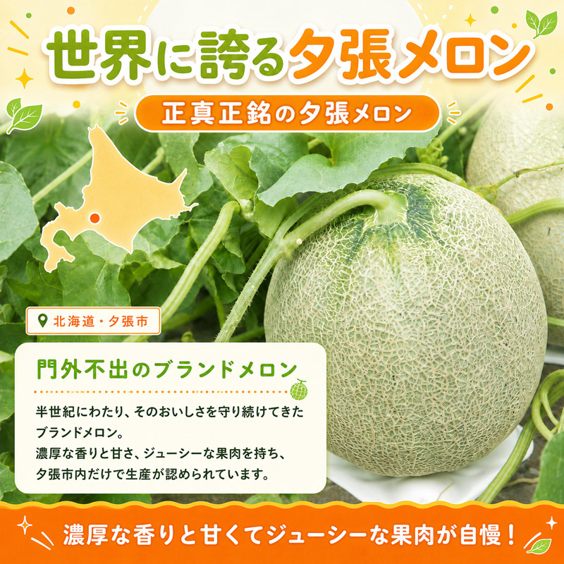 saru】夕張メロン個選品7玉入 8kg箱 1玉1.1kg前後常温便 数量限定特価