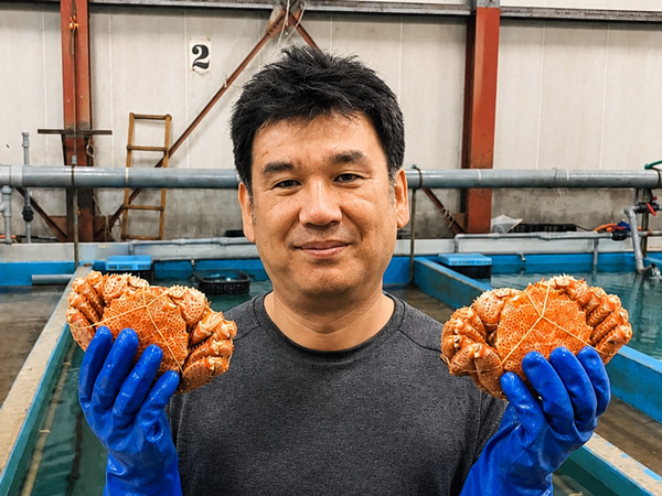 毛ガニのプロが厳選しています。