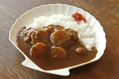 ホタテカレー