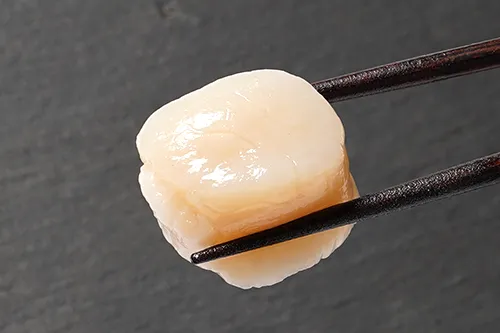 中サイズのホタテ貝柱の大きさ