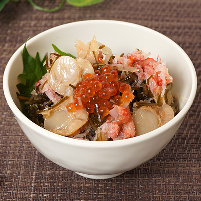 北海道の豪華丼 箱館海鮮松前漬け丼120g