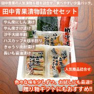 【送料無料】北海道留萌市 田中青果 漬物人気商品詰め合わせ(6種類)