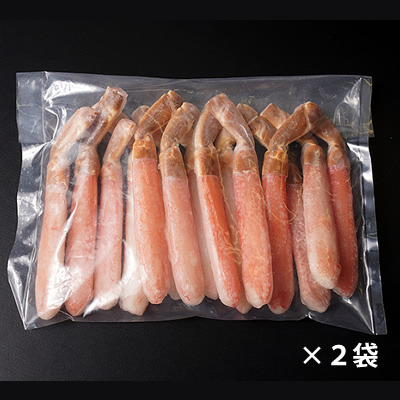 【送料無料】本ズワイガニ活〆蟹しゃぶ3Lサイズ1キロ(40本前後)